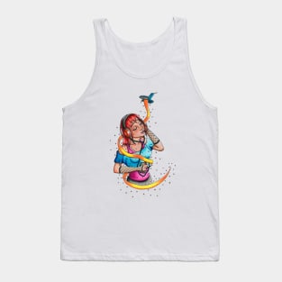 Retro 80s Teenager (WB) Tank Top